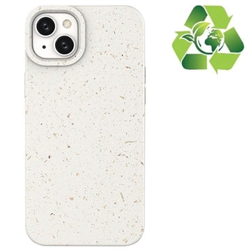 Eco Nature iPhone 14 Plus Hybrid Cover - Hvid
