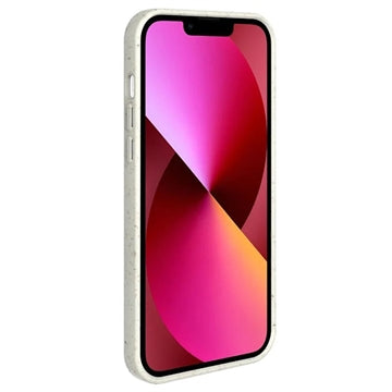 Eco Nature iPhone 14 Plus Hybrid Cover - Hvid
