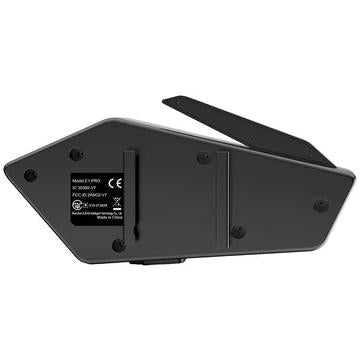 Ejeas E1 Pro hjelmmonteret Bluetooth-headset - sort
