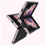Electroplated Frame Samsung Galaxy Z Fold3 5G Cover - Rødguld