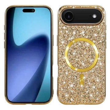 iPhone Air Galvaniseret glitter cover - MagSafe-kompatibel - Guld