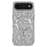 iPhone Air Galvaniseret glitter cover - MagSafe-kompatibel - Sølv