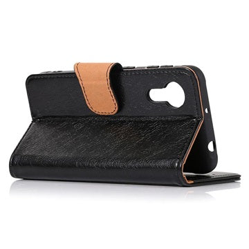 Samsung Galaxy Xcover 5 Elegant Series Pung med Stativfunktion - Sort