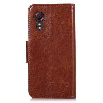 Samsung Galaxy Xcover 5 Elegant Series Pung med Stativfunktion - Brun