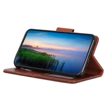 Samsung Galaxy Xcover 5 Elegant Series Pung med Stativfunktion - Brun