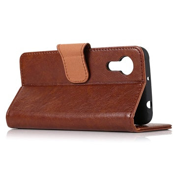 Samsung Galaxy Xcover 5 Elegant Series Pung med Stativfunktion - Brun