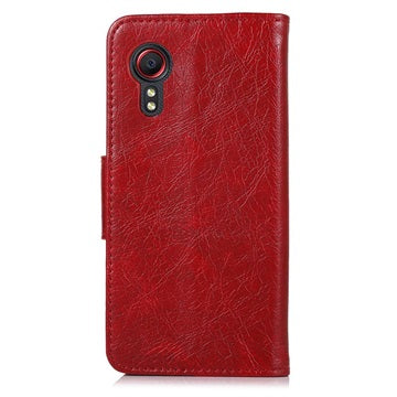 Samsung Galaxy Xcover 5 Elegant Series Pung med Stativfunktion - Rød