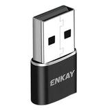 Enkay ENK-AT105 USB-A / USB-C Adapter - Sort