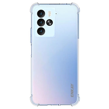 HTC U23/U23 Pro Enkay Stødsikkert TPU Cover - Klar