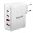 Essager ES-CD37 100W hurtigoplader - EU Stik - Hvid