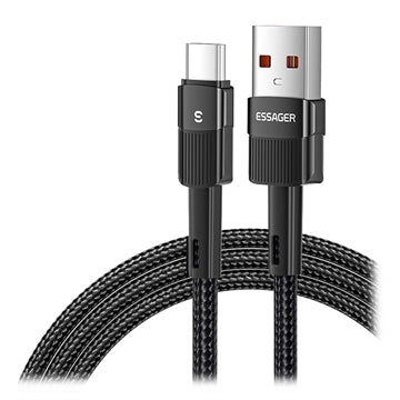 Essager Quick Charge 3.0 USB-C Kabel - 66W - 3m - Sort