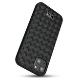 Fierre Shann iPhone 14 Dækket Cover - Woven Pattern
