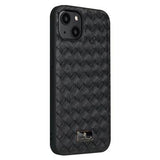 Fierre Shann iPhone 14 Dækket Cover - Woven Pattern