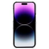 Fierre Shann iPhone 14 Pro Dækket Cover med Kortholder - Grå