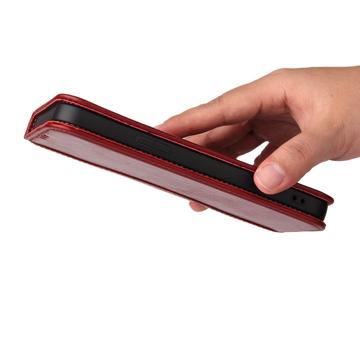 Fierre Shann iPhone 14 Pro Læderpung - Rød