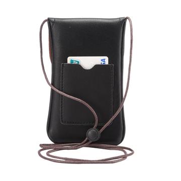 Moderigtigt Universal Taske / pouch med Rem - 16.5x9.5cm - sort