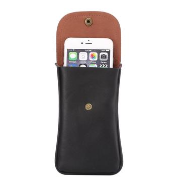 Moderigtigt Universal Taske / pouch med Rem - 16.5x9.5cm - sort