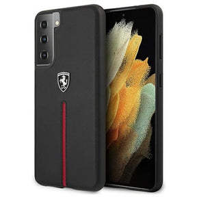 Ferrari Off Track Samsung Galaxy S21 5G Hybrid Cover - Sort