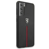 Ferrari Off Track Samsung Galaxy S21 5G Hybrid Cover - Sort