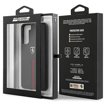 Ferrari Off Track Samsung Galaxy S21 5G Hybrid Cover - Sort