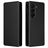 Samsung Galaxy Z Fold5 Flip Cover - Karbonfiber - Sort
