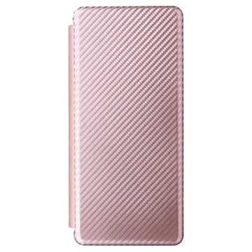 Samsung Galaxy Z Fold5 Flip Cover - Karbonfiber - Rødguld