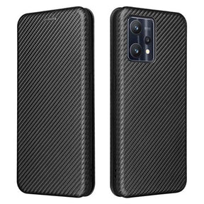 OnePlus Nord CE 2 Lite 5G Flip Cover - Karbonfiber - Sort
