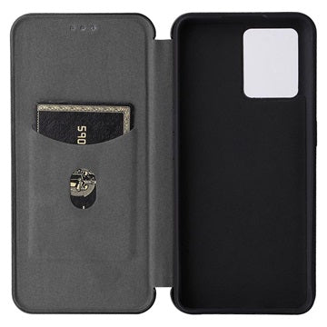 OnePlus Nord CE 2 Lite 5G Flip Cover - Karbonfiber - Sort