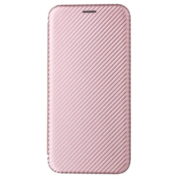 iPhone 15 Pro Flip Cover - Karbonfiber - Rødguld