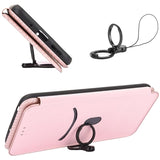 iPhone 15 Pro Flip Cover - Karbonfiber - Rødguld