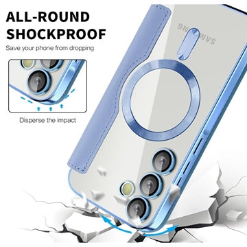 Samsung Galaxy A35 Flip cover med kortholder - MagSafe-kompatibel - Blå