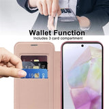 Samsung Galaxy A35 Flip cover med kortholder - MagSafe-kompatibel - Pink