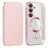 Samsung Galaxy A55 Flip cover med kortholder - MagSafe-kompatibel - Pink