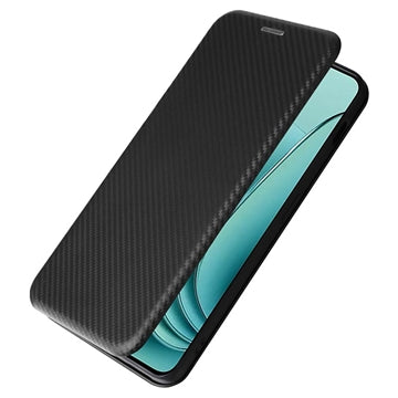 OnePlus Ace 2V/Nord 3 Flip Cover - Karbonfiber - Sort