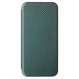 OnePlus Ace 2V/Nord 3 Flip Cover - Karbonfiber - Grøn