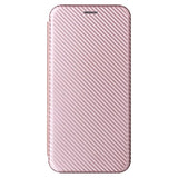 OnePlus Ace 2V/Nord 3 Flip Cover - Karbonfiber - Rødguld