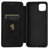 Samsung Galaxy A22 5G, Galaxy F42 5G Flip Cover - Karbonfiber - Sort