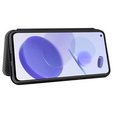 Xiaomi Mi 11 Lite 5G Flip Cover - Kulfiber - Sort