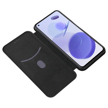 Xiaomi Mi 11 Lite 5G Flip Cover - Kulfiber - Sort