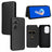 Asus Zenfone 9 Flip Cover - Karbonfiber - Sort