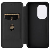 Asus Zenfone 9 Flip Cover - Karbonfiber - Sort