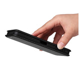 Asus Zenfone 9 Flip Cover - Karbonfiber - Sort