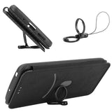 Asus Zenfone 9 Flip Cover - Karbonfiber - Sort