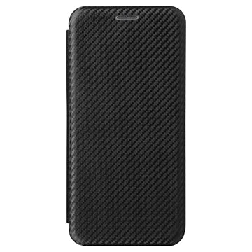 Asus Zenfone 9 Flip Cover - Karbonfiber - Sort