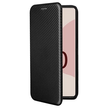 Google Pixel 6 Flip Cover - Karbonfiber - Sort