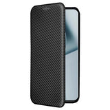 OnePlus 10 Pro Flip Cover - Karbonfiber - Sort