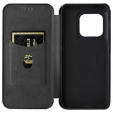 OnePlus 10 Pro Flip Cover - Karbonfiber - Sort