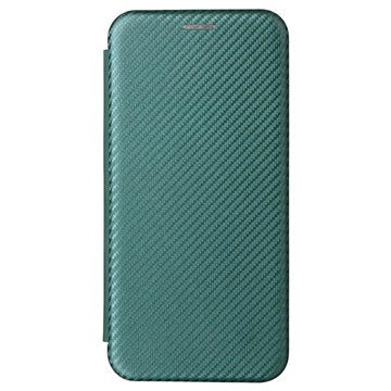 OnePlus 10 Pro Flip Cover - Karbonfiber - Grøn