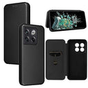OnePlus 10T/Ace Pro Flip Cover - Kulfiber - Sort