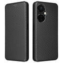 OnePlus Nord CE 3 Lite/N30 Flip Cover - Karbonfiber - Sort